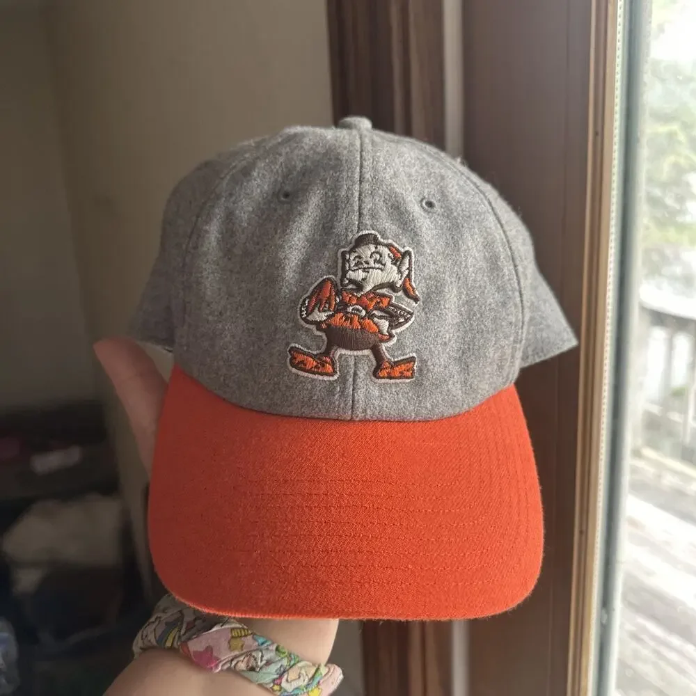 New Era 9Fifty Cleveland Browns Elf NFL Orange Snapback Adjustable Cap